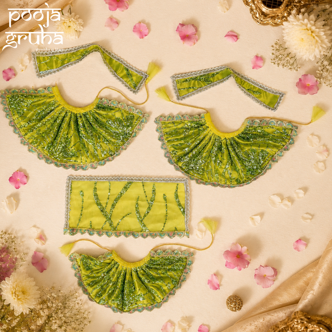 Emerald Vana Jagganath Ji Family Dress set (6 pcs set)