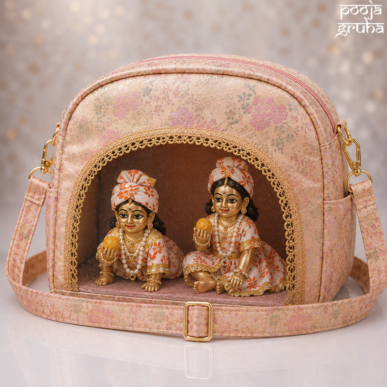 Premium Travel Bag for 2+ Laddu Gopal Ji