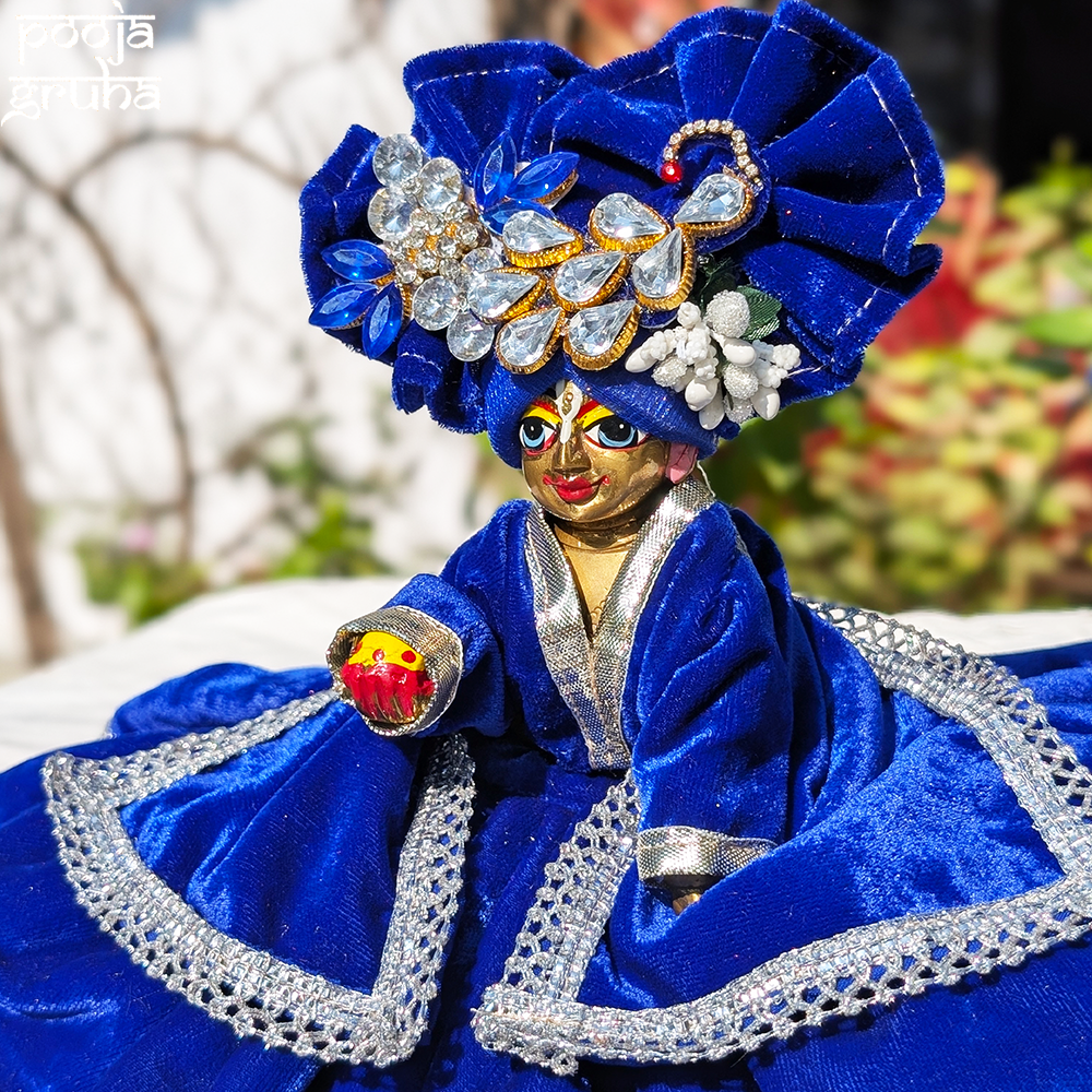 Radhika Neelvastra Laddu Gopal Velvet Dress