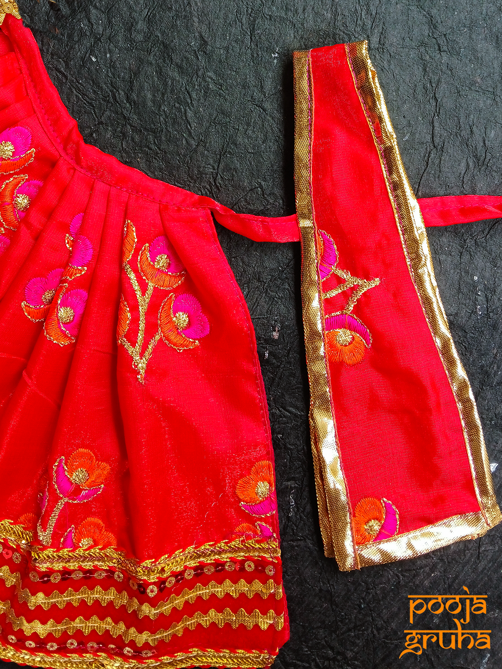 Divya Pushpika Vastra - Mata Rani Embroidered Dress