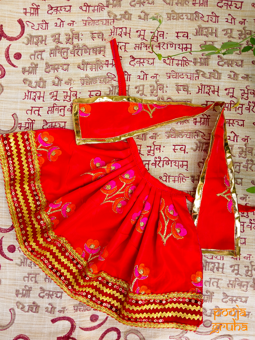 Divya Pushpika Vastra - Mata Rani Embroidered Dress