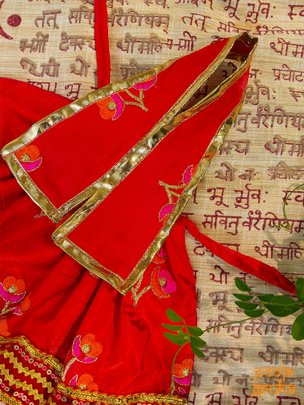 Divya Pushpika Vastra - Mata Rani Embroidered Dress