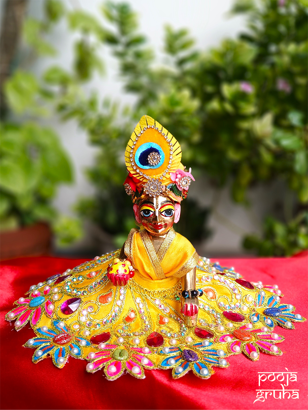 Chandrika - Laddu Gopal Dress with Beadwork