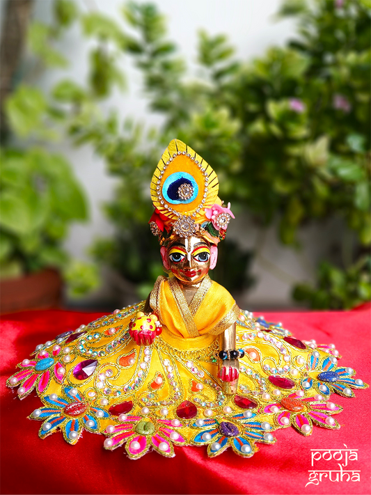 Chandrika - Laddu Gopal Dress with Beadwork