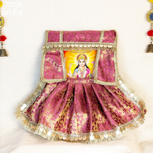 Raktima Lilac Silk Photo Frame Poshak