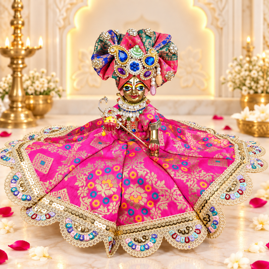 Rajrani | Navratri Special Radha Rani & Laddu Gopal Dress Set