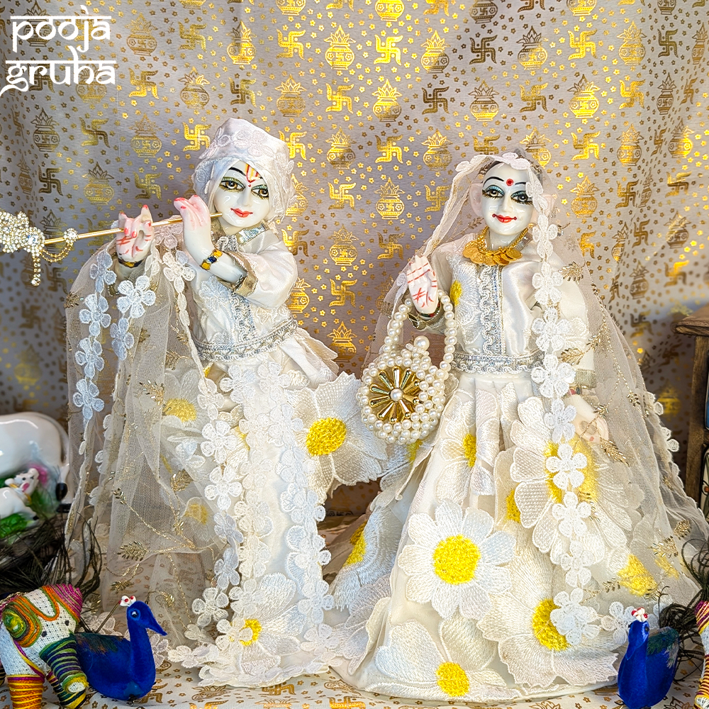 Ras Pushpa Vastra Radha Krishna Dress Set