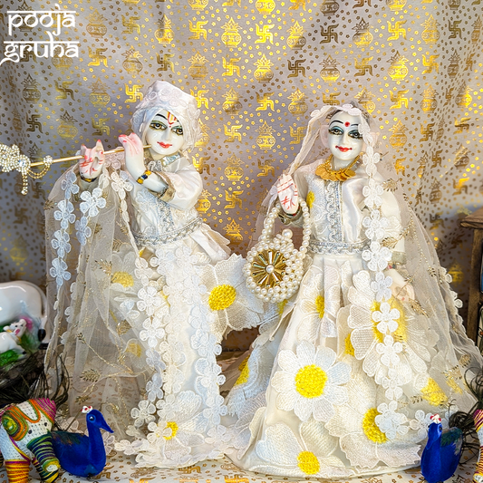 Ras Pushpa Vastra Radha Krishna Dress Set