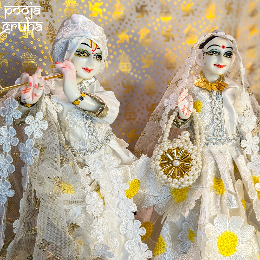 Ras Pushpa Vastra Radha Krishna Dress Set