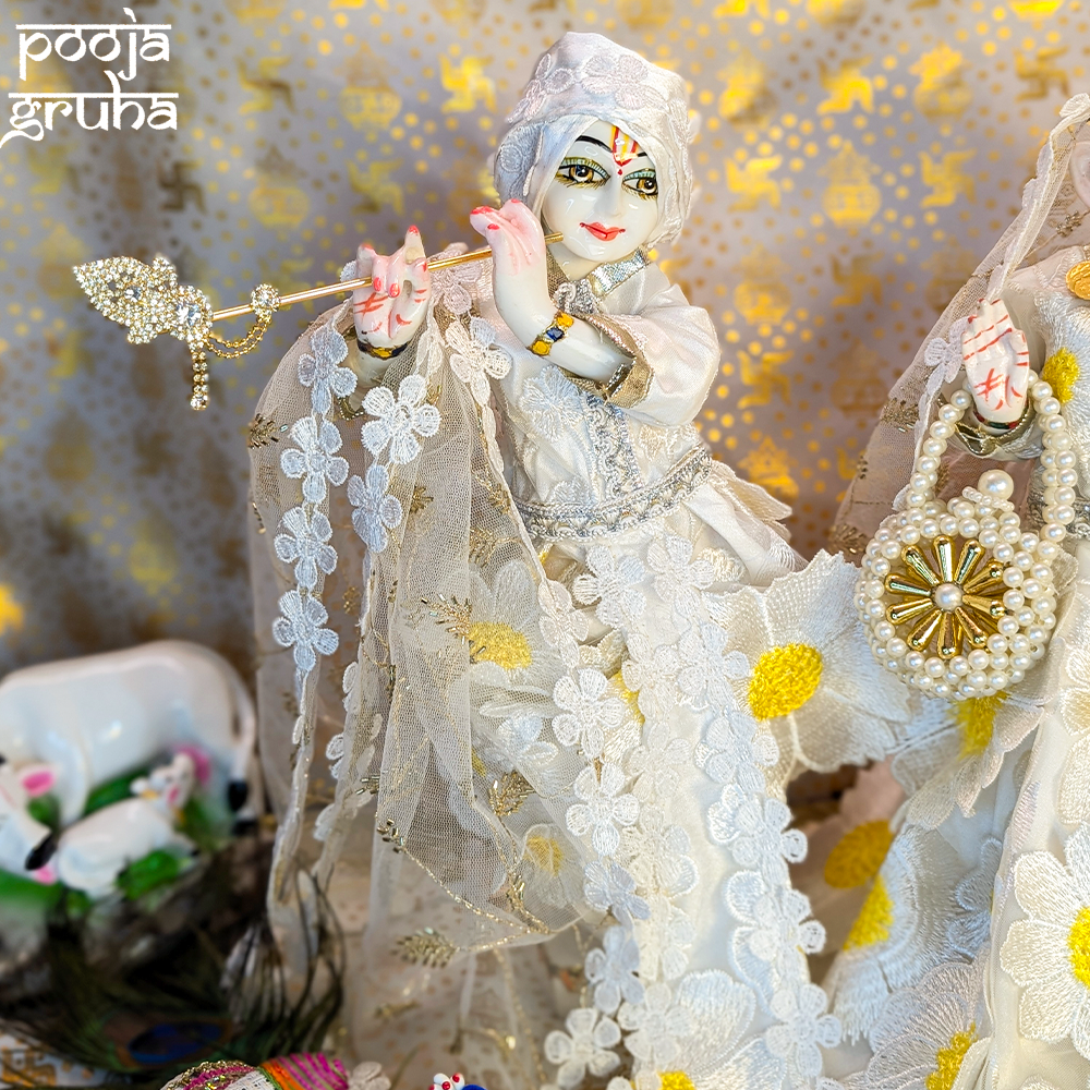 Ras Pushpa Vastra Radha Krishna Dress Set