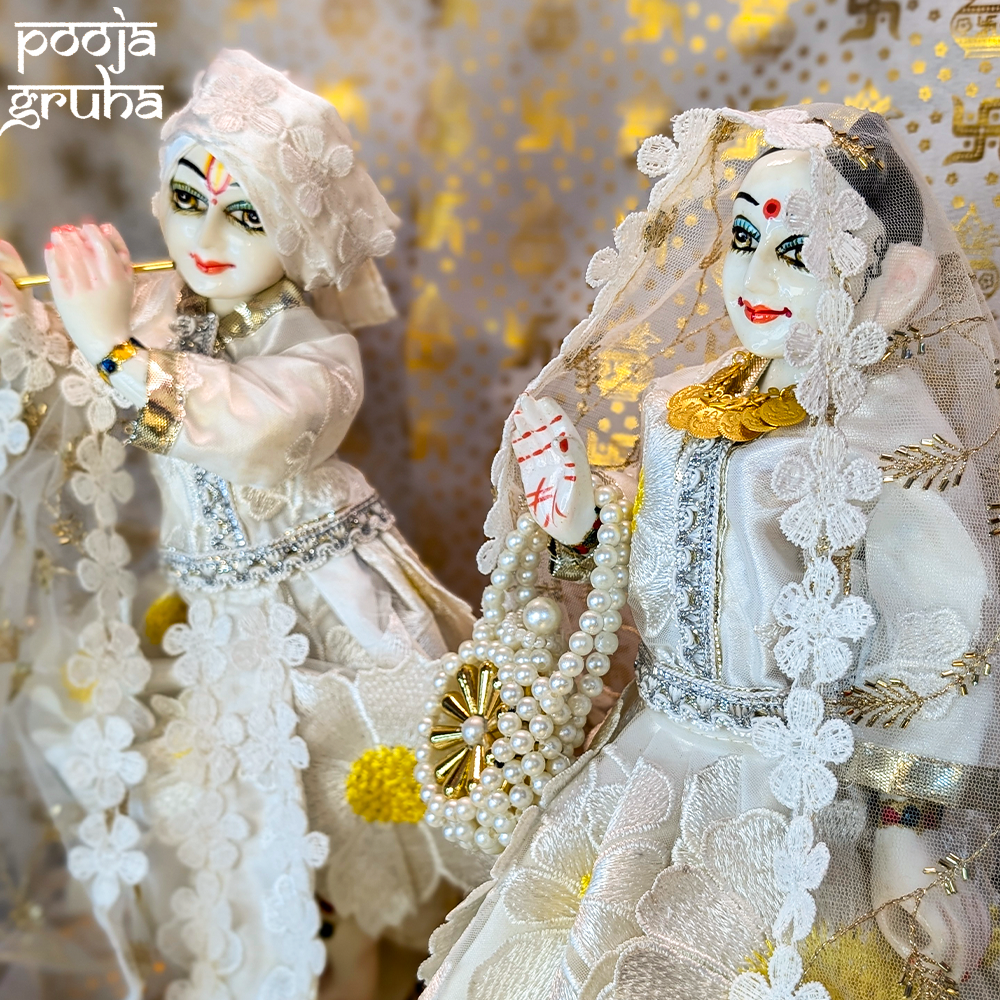 Ras Pushpa Vastra Radha Krishna Dress Set