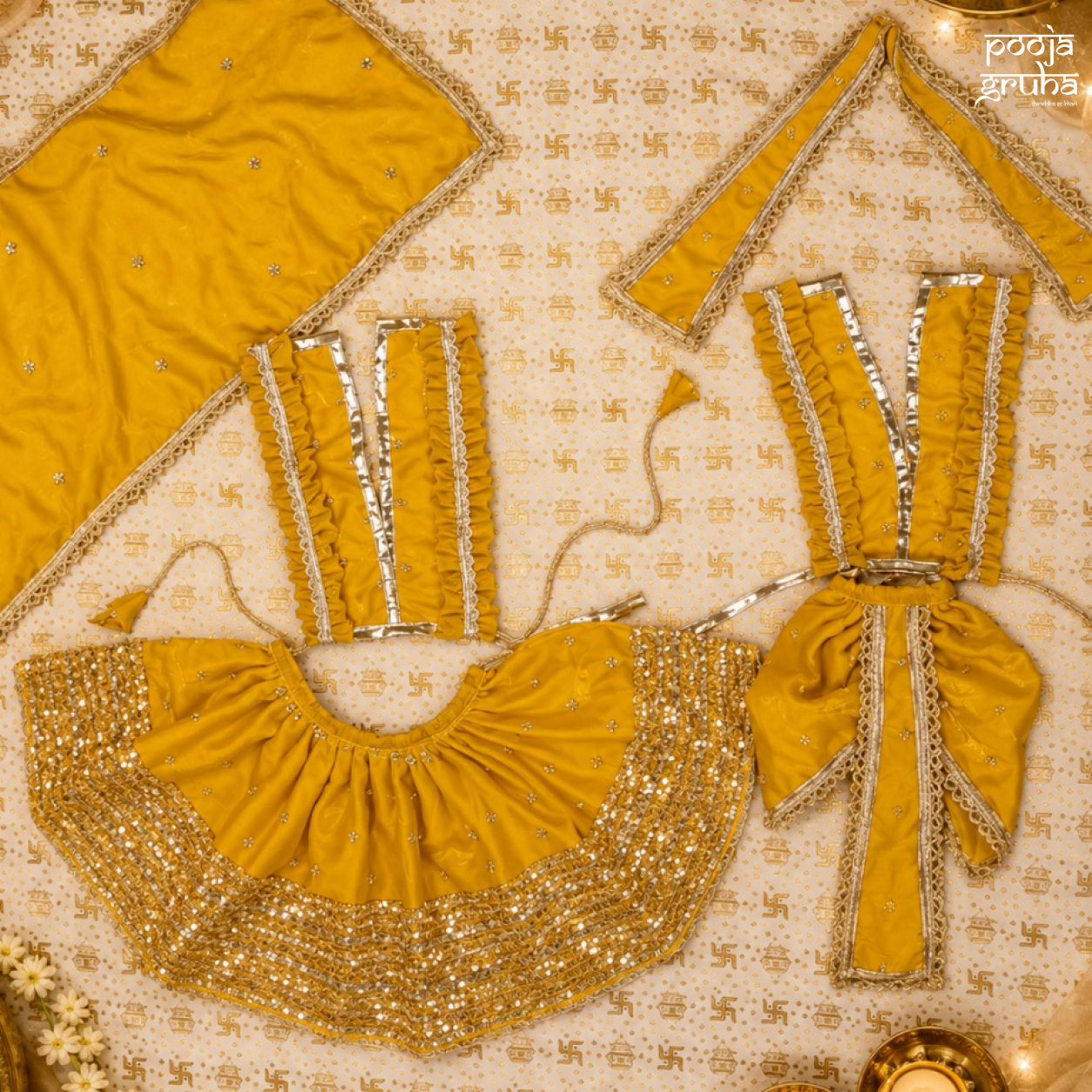 Kanak Kanti Radha Krishna Dress Set