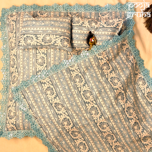 Neelkamal Summer Laddu Gopal Cotton Bed Set