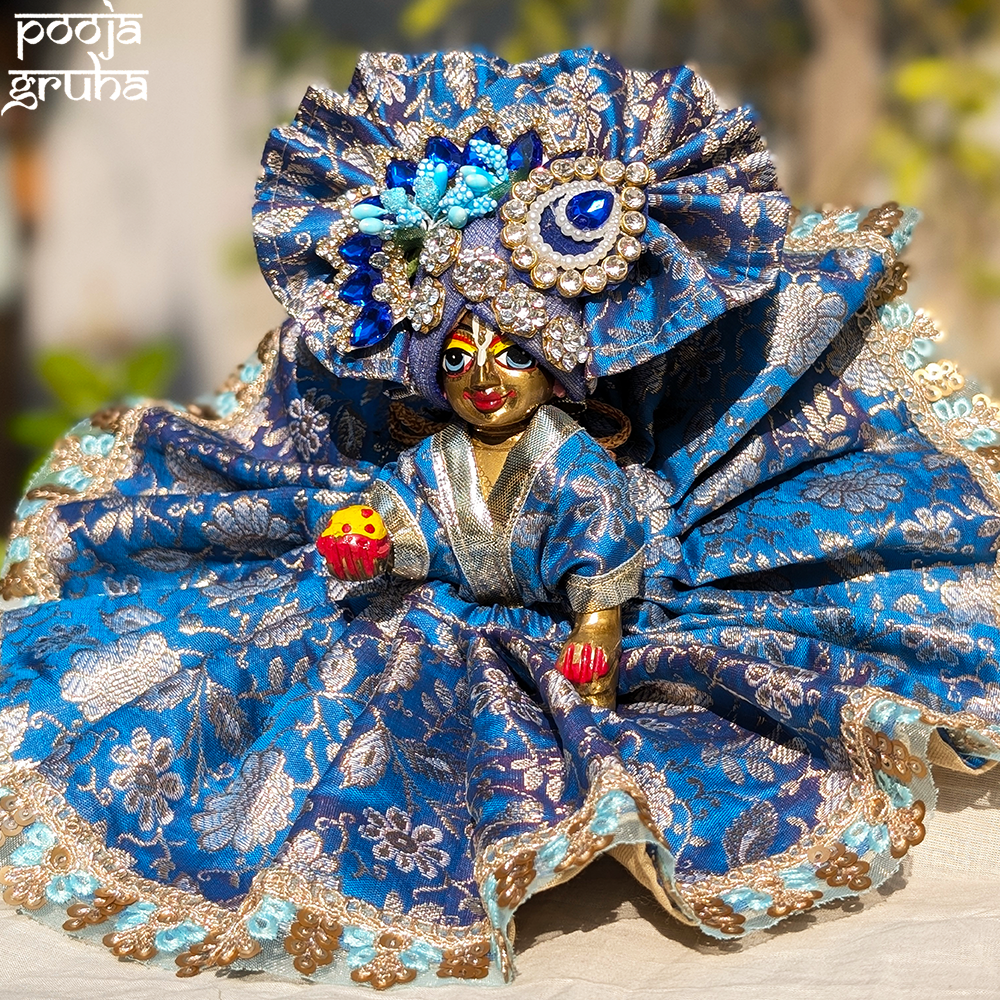 Gopala Neelambar Divine Laddu Gopal / Radha Rani Dress set