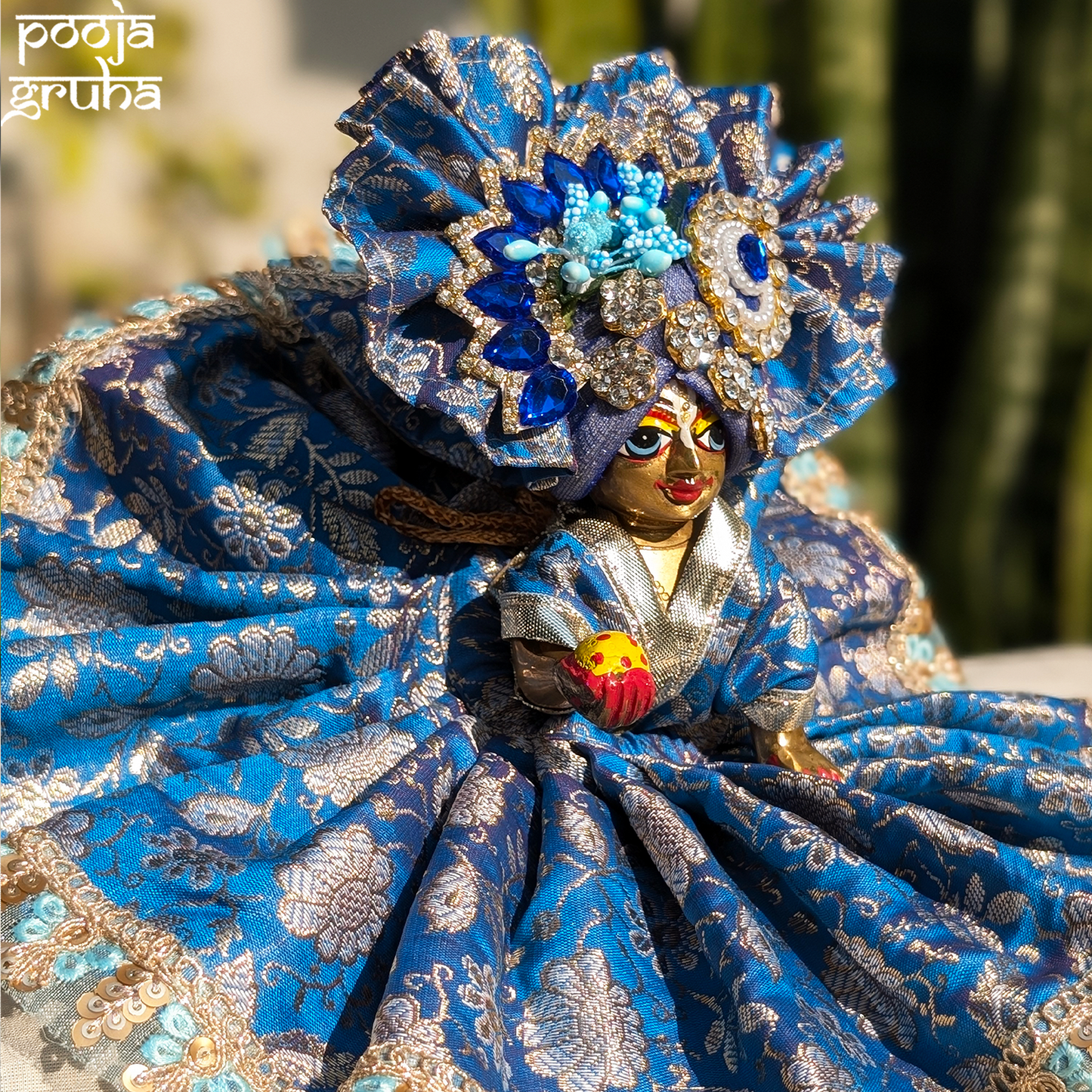 Gopala Neelambar Divine Laddu Gopal / Radha Rani Dress set