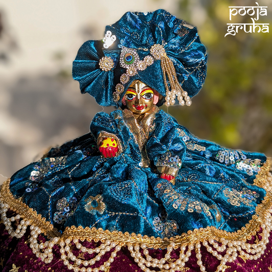 Laddu Gopal Neelanjan Vastra Set