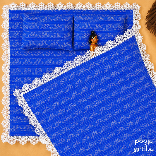 Radhika Summer Laddu Gopal Cotton Bed Set