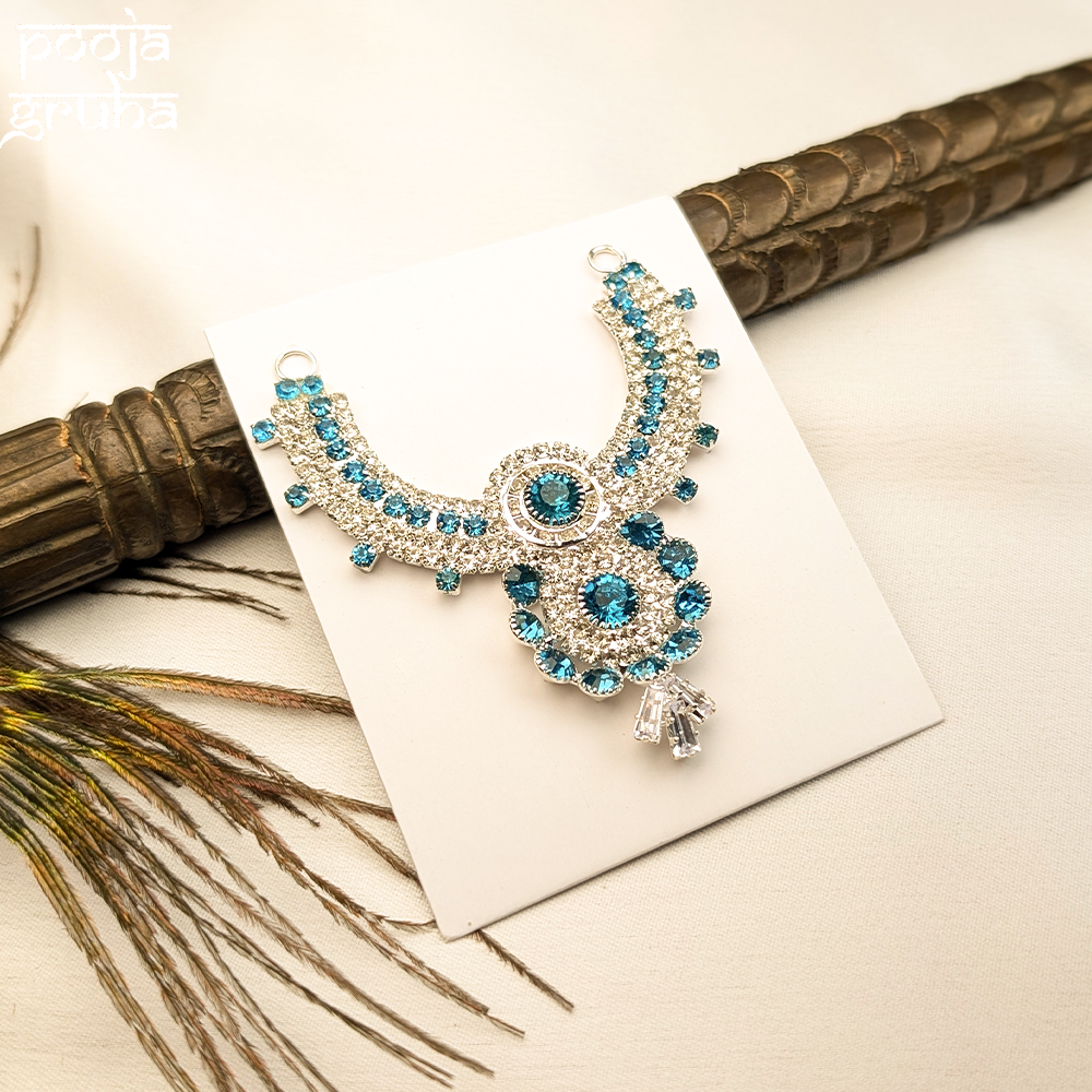 Royal Curve Temple Shringar Necklace for Gods