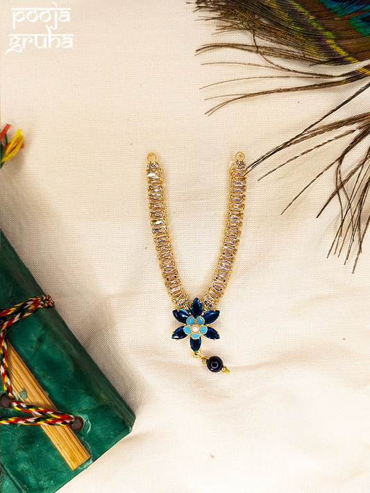 Floral Pendant Stone Mala for Gods