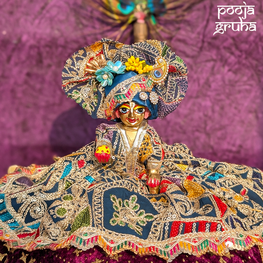 Neel Rangotsav Laddu Gopal Dress