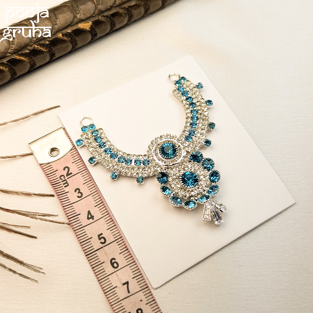 Royal Curve Temple Shringar Necklace for Gods