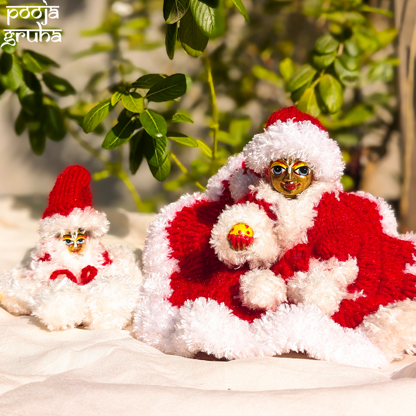Christmas Woollen Laddu Gopal Dress
