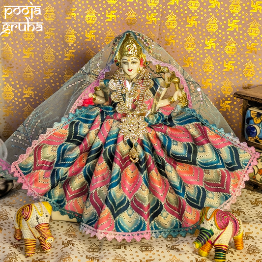 Neel Madhav Rangotsav Cotton Mata Rani Lehenga Set