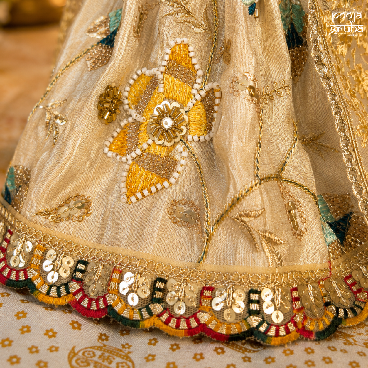 Chandra Prabha Radha Krishna Dress Set