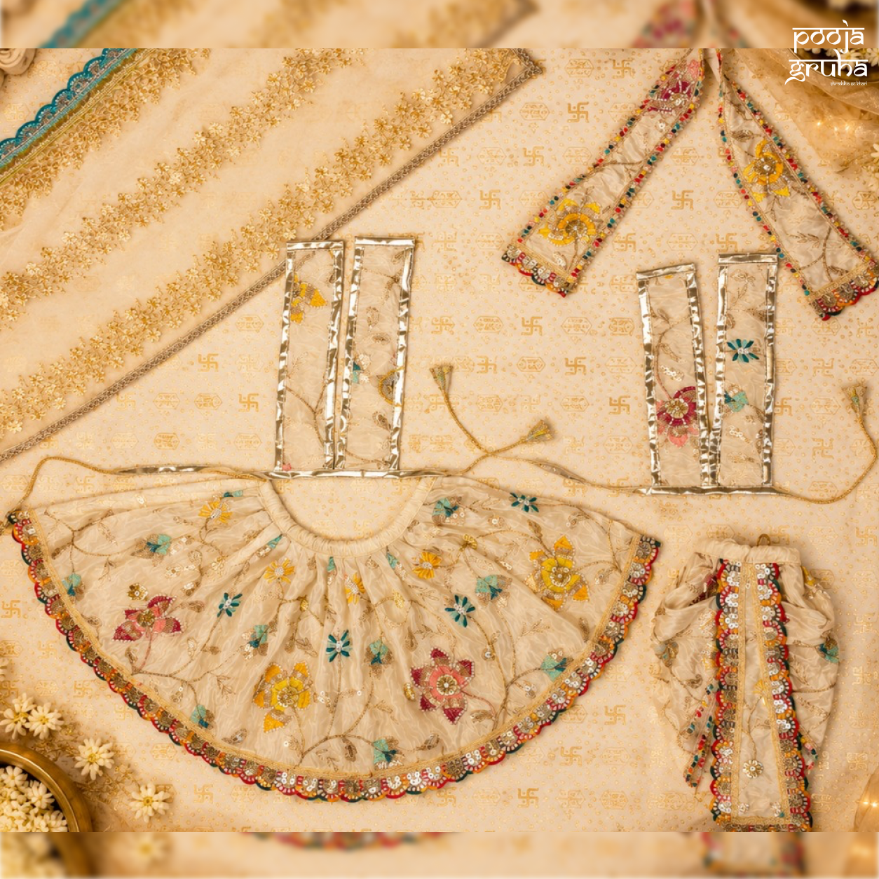 Chandra Prabha Radha Krishna Dress Set
