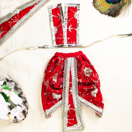 Rohini Dhoti Set for Standing Idols/ Gods