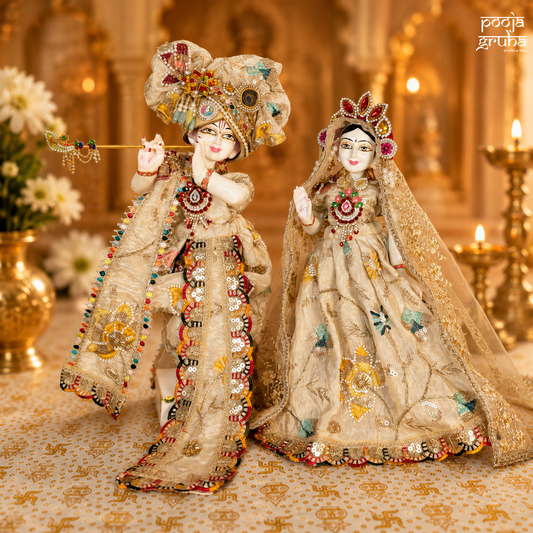 Chandra Prabha Radha Krishna Dress Set