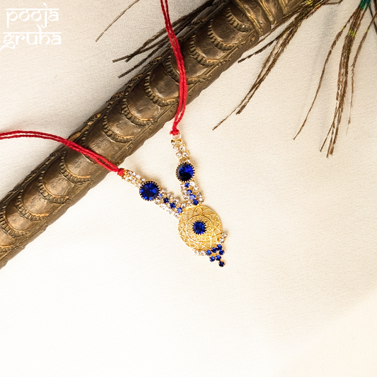 Traditional Round Motif Shringar Necklace for Gods