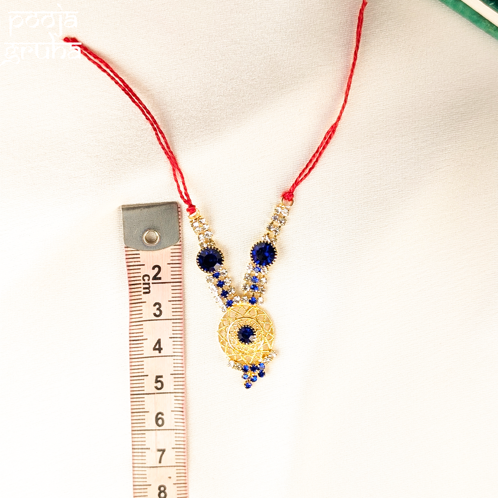 Traditional Round Motif Shringar Necklace for Gods