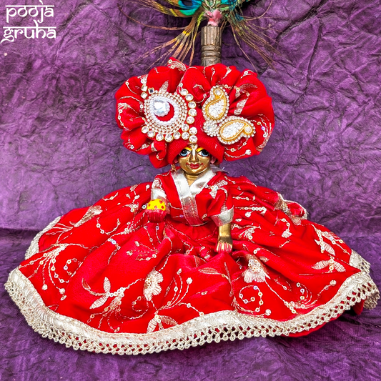Rohini Laddu Gopal / Radha Rani Poshak Dress Set