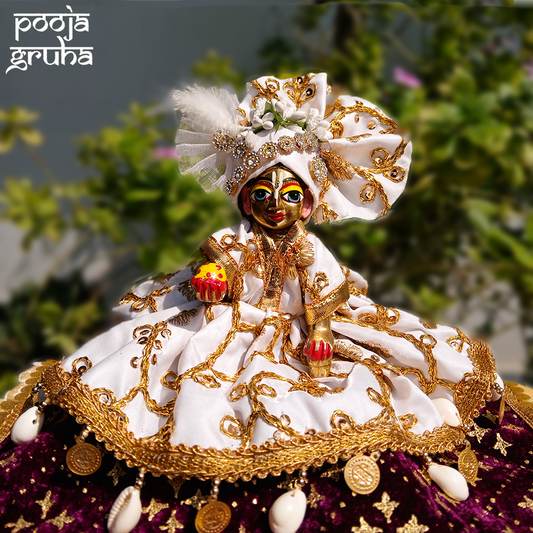 Laddu Gopal Svarṇa Vastra Set