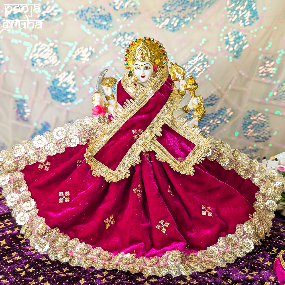 Raktima Mata Rani Ji Velvet Dress