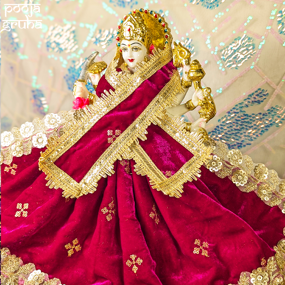 Raktima Mata Rani Ji Velvet Dress