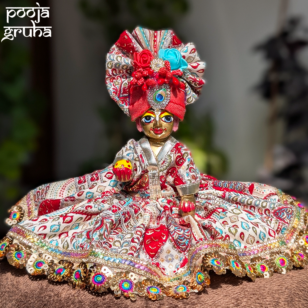 Chaturvastra Summer Laddu Gopal Dress Combo (Set of 4 Dresses)