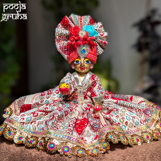 Shvetambara Summer Laddu Gopal Dress