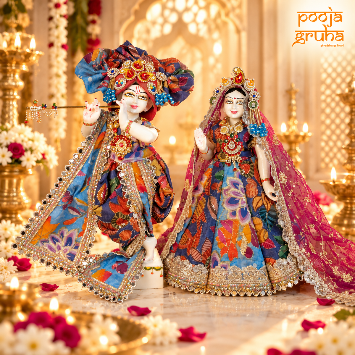 Neel Madhav | Navratri Special Radha Krishna Dress Set