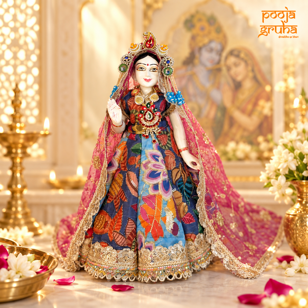 Neel Madhav | Navratri Special Radha Krishna Dress Set