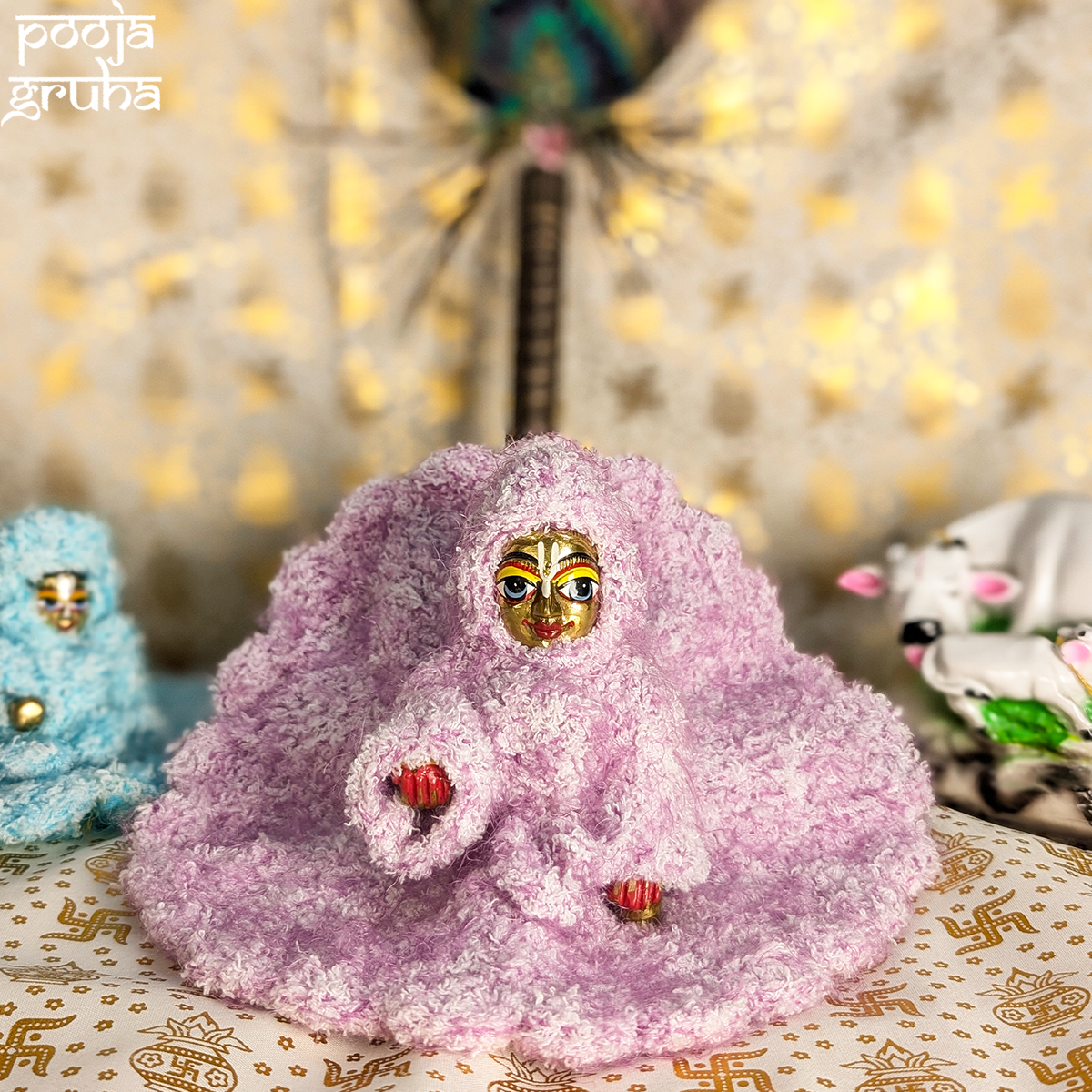 Himkanth Laddu Gopal Woolen Dress Set