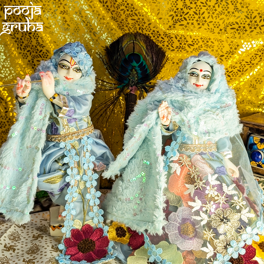 Pushpa Vastra Radha Krishna Dress Set