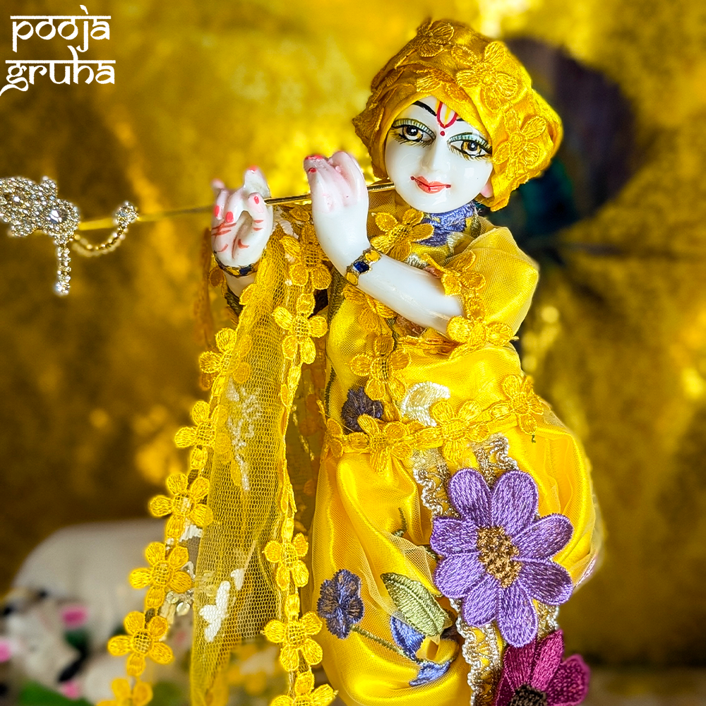 Pushpa Vastra Radha Krishna Dress Set