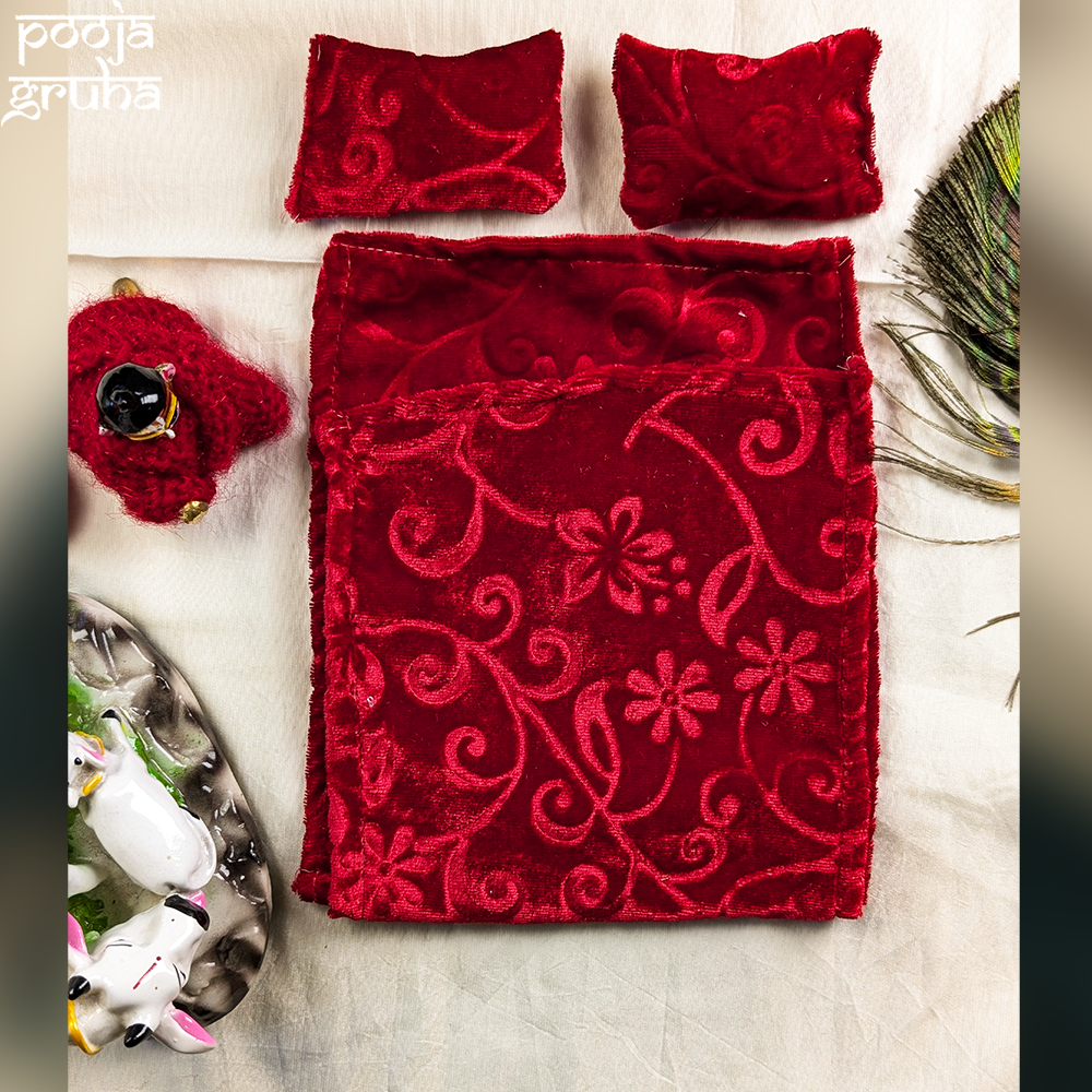 Sugandha Velvet Bedsheet & Blanket Combo