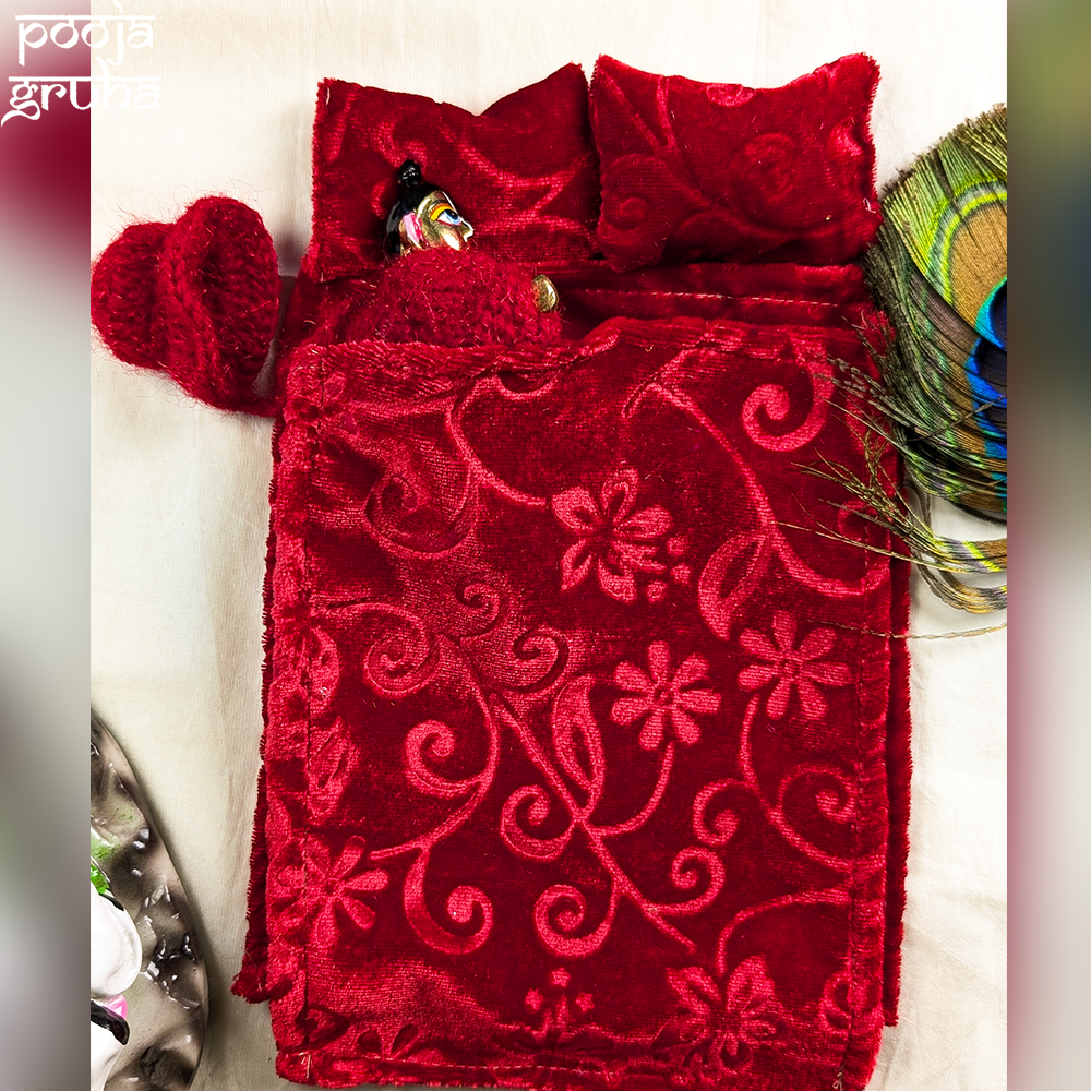 Sugandha Velvet Bedsheet & Blanket Combo