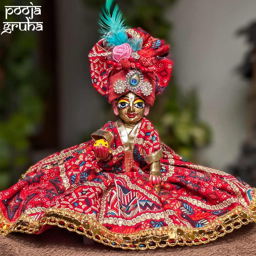 Chaturvastra Summer Laddu Gopal Dress Combo (Set of 4 Dresses)