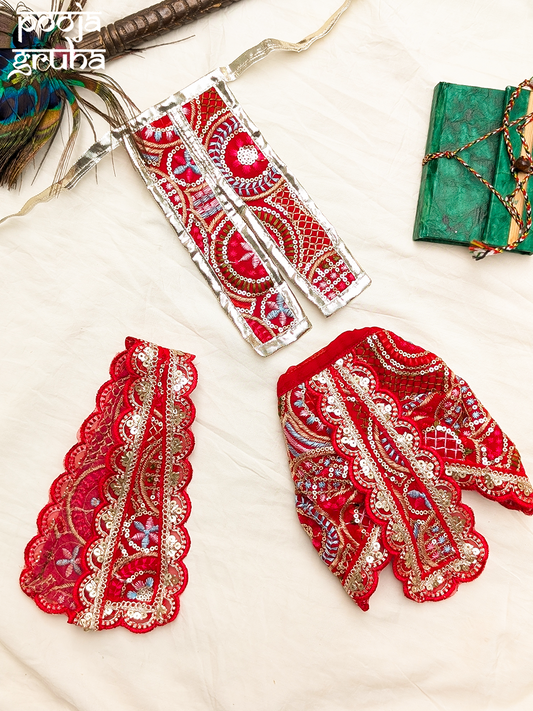 Rudrani Dhoti Dress Set for God