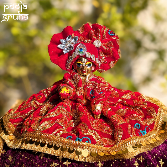 Laddu Gopal Aruna Vastra Set