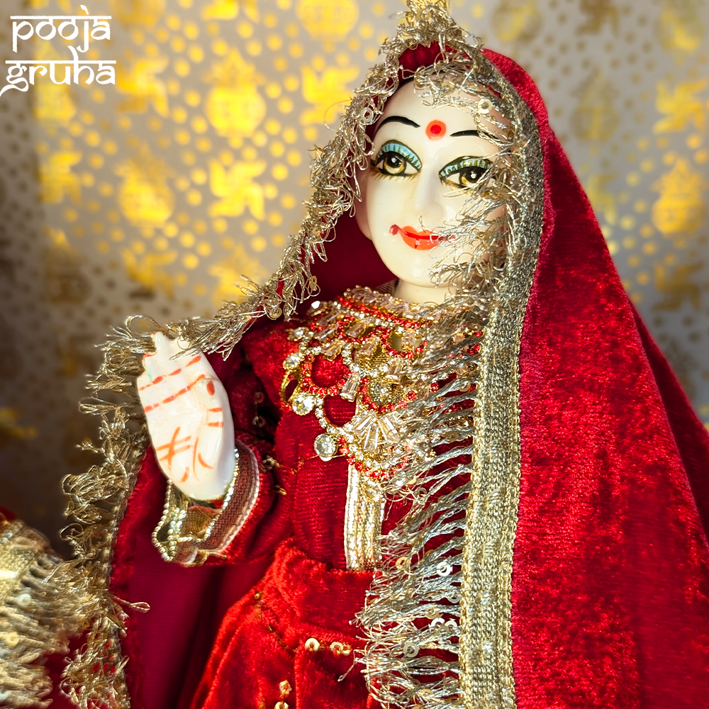 Kumkum Vilas Radha Krishna Velvet Dress Set